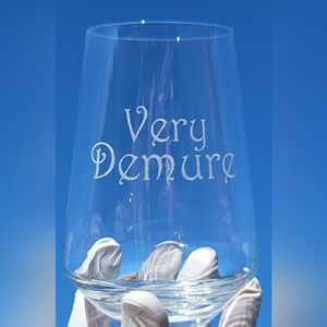 Very Demure Wine Glass